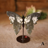 Moss Agate Butterfly
