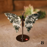 Moss Agate Butterfly