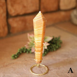 Yellow Calcite Wand